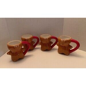 Gingerbread Man Coffee Mug Target Tea Ceramic Holiday Christmas Hot Drinks
